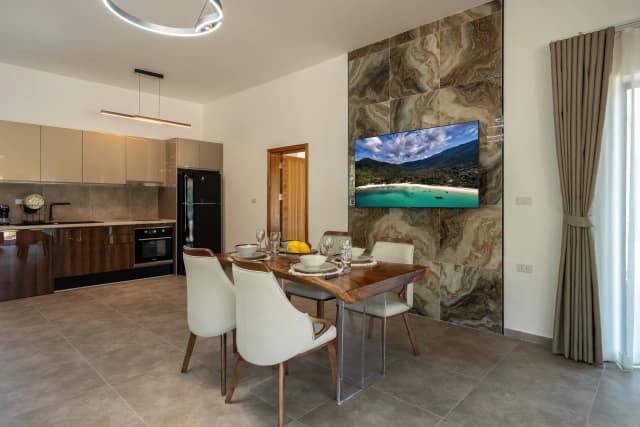 Deluxe villa living area
