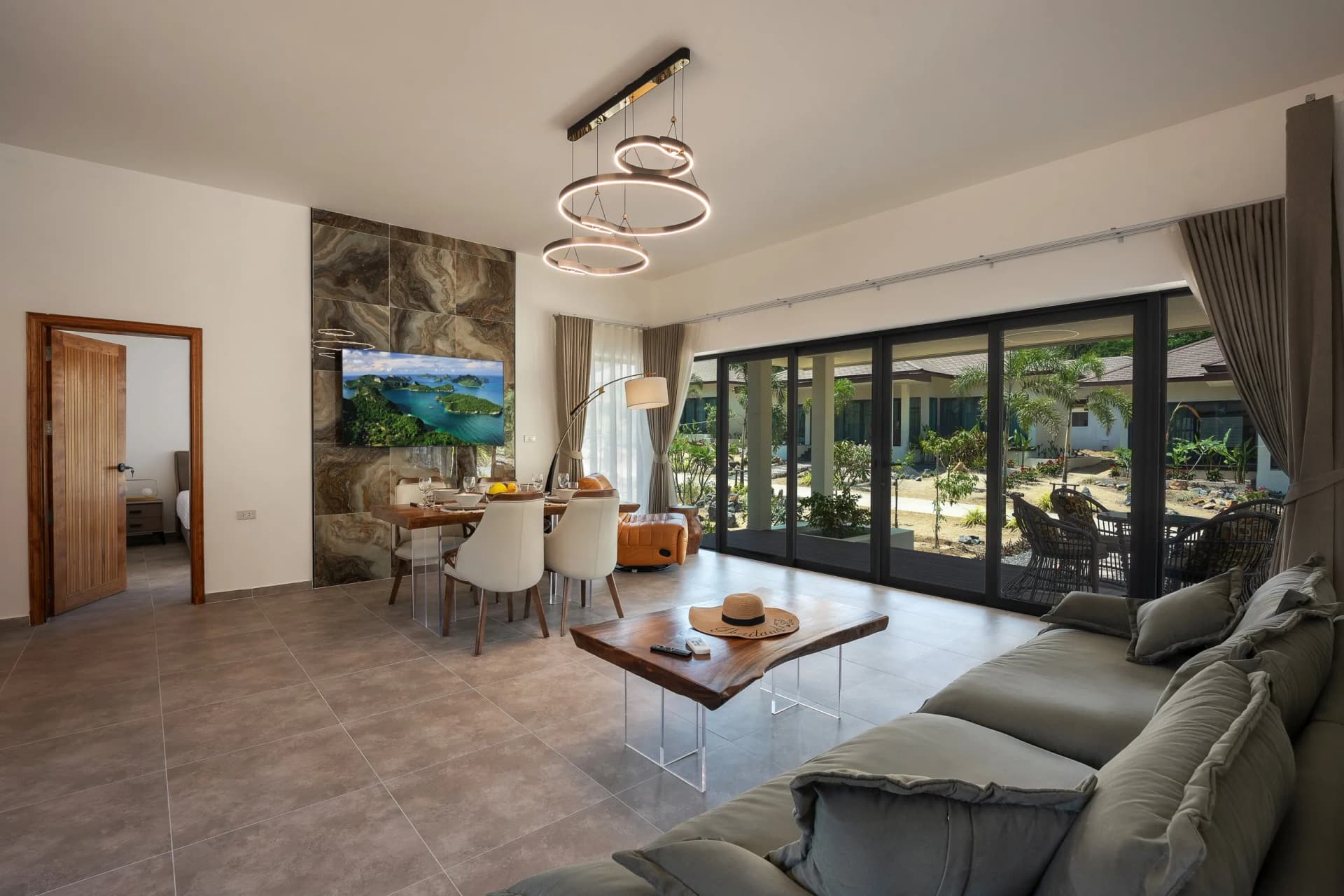 Two-bedroom Deluxe villa at SHI Phangan — main view of the terrace and exterior
